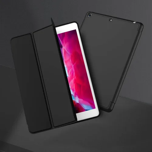 Vista 6 de iMieet Funda para iPad 9.7 (modelo 2018/2017, 6ª/5ª generación), funda inteligente con soporte para lápiz y parte trasera de silicona suave de piel