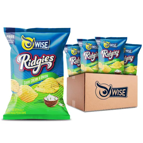 Vista 9 de Wise Snacks BBQ Kettle Patatas fritas, 0.75 onzas (paquete de 40) – barbacoa crujiente y sabrosa, sin gluten, sin OMG, papas fritas perfectas