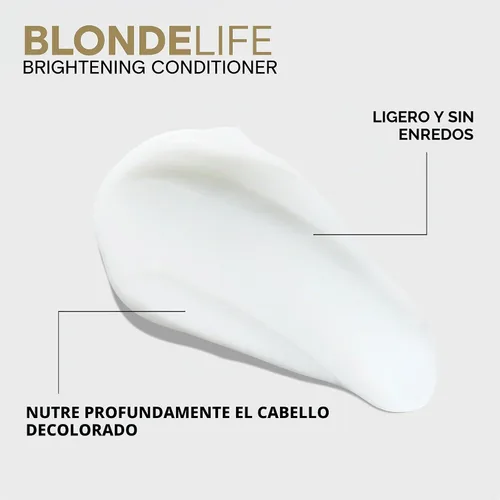 Vista 4 de Joico Blonde Life Brightening Conditioner For Blonde Hair Illuminate Hydration & Softness Add Softness & Smoothness Sulfate Free With