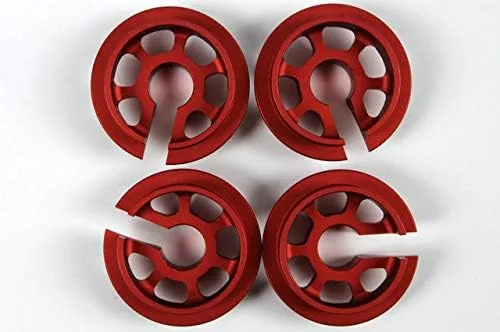 Vista 2 de GDS Racing CNC mecanizado aleación amortiguadores para TRAXS X-maX 1/5, 4PCS rojo