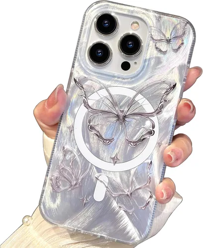 Vista 139 de I-MGAE-IN-AR Funda compacta para iPhone 11, diseño de mariposa, marco de protección de lente de cámara con diamante 3D, bonitas fundas protectoras