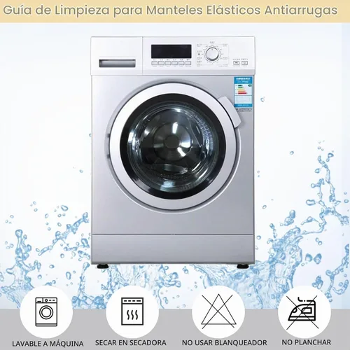 Vista 7 de Paquete de 8 Manteles Redondos de Spandex Beige de 5 Pies 60" Cubierta de Mesa Elástica Redonda Mantel de Mesa Redondo Lavable Resistente a Arrugas