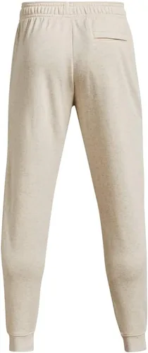 Vista 8 de Under Armour Rival - Pantalones de correr de forro polar para hombre (001) Negro / Blanco
