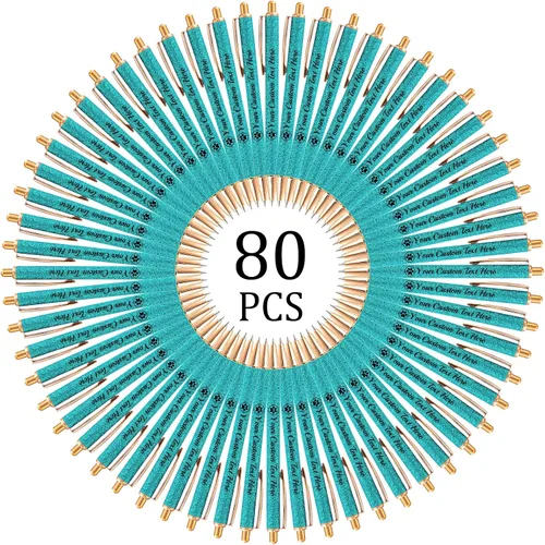 Vista 47 de Hasta 100 bolígrafos personalizados con nombre a granel, bolígrafo con purpurina de impresión personalizada, grabado gratis, texto con logotipo