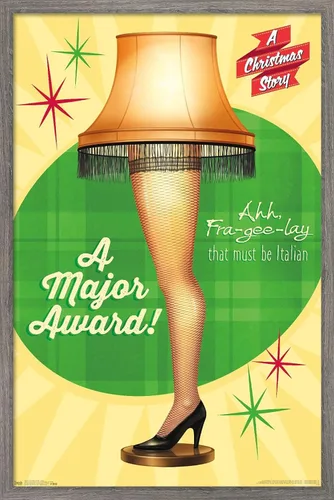 Vista 8 de Trends International A Christmas Story - Póster de pared de lámpara, 34 pulgadas de largo x 22.4 W, versión premium sin marco