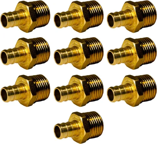 Vista 21 de XFITTING 1 pulgada Pex x 1 pulgada Adaptador Femenino NPT, 23-4-3=2X, 2 Piezas