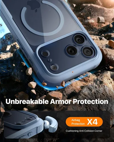 Vista 726 de DIACLARA - Funda transparente compatible con iPhone XR 6.1 pulgadas 2018