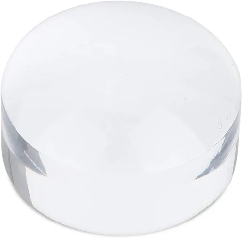 Vista 7 de Lupa de cúpula acrílica de 2 pulgadas, lupa de lectura de pisapapeles 8X, lente óptica de media bola con bonita caja y bolsa de pulido (3.150 in)