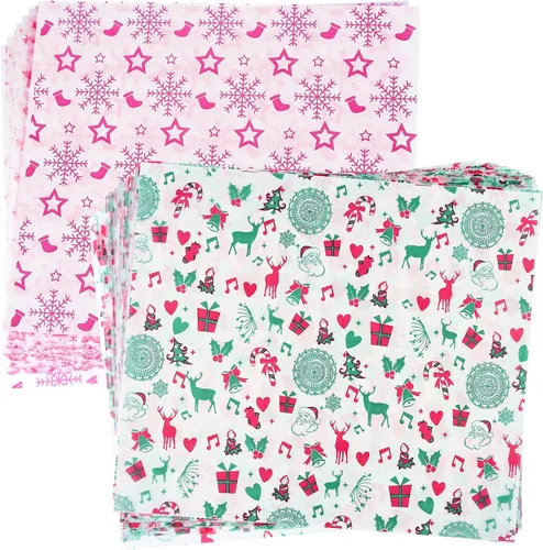 Vista 10 de ASTARON 100 hojas de papel de cera de Halloween para envolver alimentos, envolver dulces, galletas, sándwiches, forro para cesta de comida frita