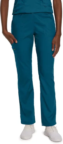 Vista 9 de Landau Proflex 2042 - Pantalones de uniforme médico para mujer, elásticos, con 5 bolsillos Negro