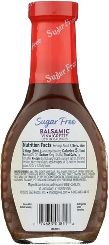 Vista 3 de Vinagretto balsámico libre de azúcar, 8 oz (Pack de 2)