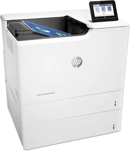 Vista 3 de HP Color LaserJet Enterprise M653x, Color blanco