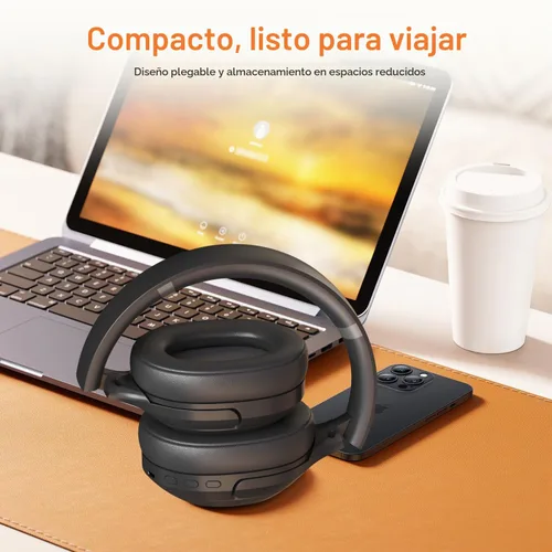 Vista 7 de F2 FM Radio Auriculares inalámbricos Bluetooth 5.2 recargables