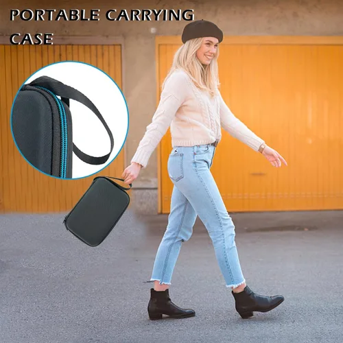 Vista 5 de XINGFUDAO Funda rígida compatible con Backbone One Mobile Gaming Controller para iPhone, Backbone One con bolsillo de malla para cable USB, bolsa