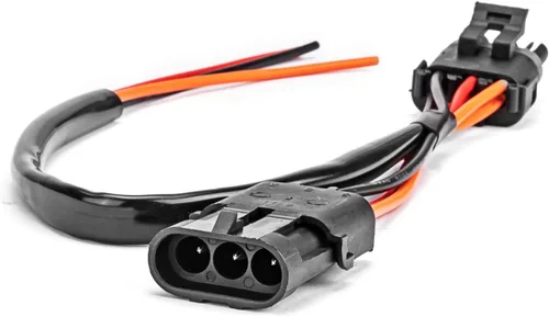 Vista 3 de Mofun Arnés de enchufe de alimentación auxiliar compatible con Can Am Maverick X3 2017-2025 para luz de látigo, luz de persecución trasera, placa