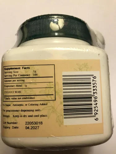 Vista 2 de Zuo GUI Wan - Restaura la fórmula del riñón izquierdo, 100 gm, (E-Fong)