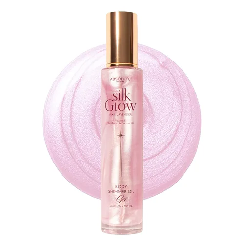 Vista 9 de Absolute New York - Silk Glow Shimmer Mist Glow, radiante, brillo para cuerpo, cara y cabello, manteca de karité, aceite de coco, vitamina E