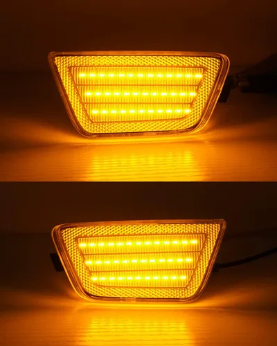 Vista 7 de Ensemble de luces de marcador lateral LED Bestview, lámparas de señal de estacionamiento para parachoques delantero compatibles para Chevy Cruze