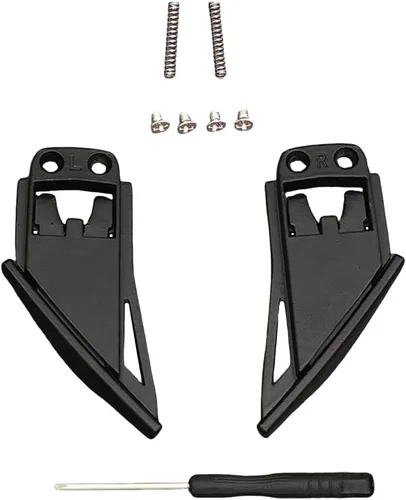 Vista 8 de Kit de pivote de casco, base de visera, accesorios de casco para AGV PISTA GPR, PISTA GPRR, CORSA-R piezas de repuesto (base negra)