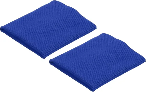 Vista 26 de MECCANIXITY Puños elásticos con bordes acanalados de 4 x 3.5 pulgadas, tela de algodón, cinta elástica para coser, color negro, 1 par