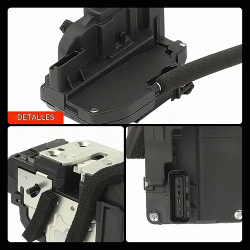 Vista 9 de A-Premium - Actuador de bloqueo de puerta lateral del conductor trasero izquierdo Compatible con Nissan Versa/Tiida 2007-2013