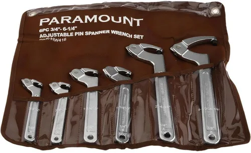 Vista 5 de Paramount Llave de gancho ajustable: altura de gancho de 1/8", para diámetro de 3/4" a 2