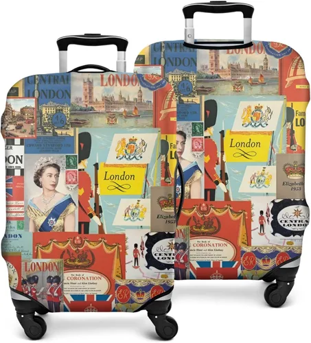 Vista 2 de France Paris Tower - Funda protectora para equipaje, diseño de torre Eiffef, funda elástica para maleta de 18242832 pulgadas, Funda para equipaje-10