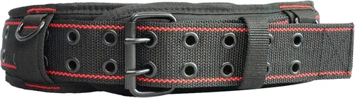 Vista 8 de MELOTOUGH 1 paquete de cinturón de herramientas con anillo en D y hebilla de rodillo de metal doble resistente y duradera, cintura ajustable + 1