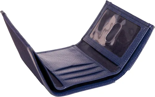 Vista 87 de Nautica Men's Trifold Wallet RFID Blocking Protection ID Window Card Slots Genuine Leather Durable