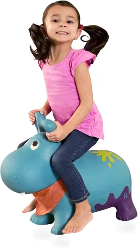 Vista 6 de B. toys – Juguetes inflables Bee Bouncer para montar – Juguetes para niños con bomba de aire – Juguetes para niños pequeños para el equilibrio