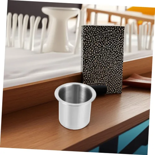 Vista 6 de 2 Pcs Stainless Steel Car Cup Holder Insert Stable Anti-Spill Drinks Holder for Truck Sofa Use Multifunctional Armrest Cup Support for Vehicles and