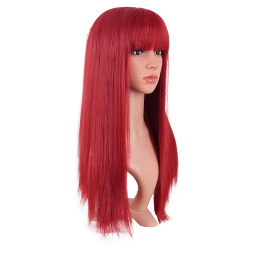 Vista 7 de MapofBeauty Peluca de disfraz de cosplay rizada en espiral de 32 pulgadas Azul celeste