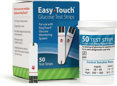 Vista 8 de Tiras de prueba de glucosa Easy Touch (100 unidades) Compatible con el sistema de monitoreo de glucosa EasyTouch