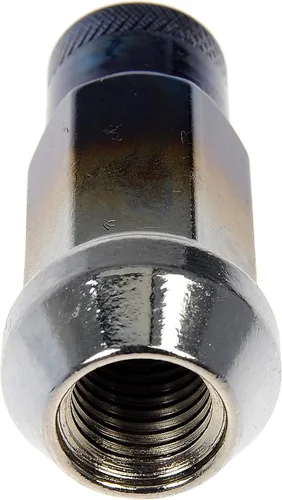 Vista 4 de Dorman 713-385T Ti-Blue Tuercas de rueda moleteadas de extremo abierto Se adapta a modelos seleccionados, paquete de 20