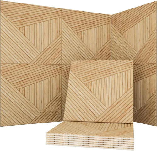 Vista 22 de Soon Global Paquete de 8 Paneles Acústicos, Paneles de Pared Insonorizados, Paneles Absorbentes de Sonido de 48 X 32 Pulgadas, Paneles Acústicos
