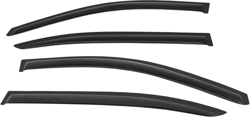 Vista 3 de SCITOO Viseras de ventana de montaje exterior deflector protector de lluvia compatible con 2008-2012 para Honda para Accord 4 piezas