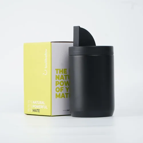 Vista 4 de BALIBETOV - Contenedor de yerba mate de 30 onzas líquidas, recipiente de yerba con tapa de vertido, boquilla fácil de verter, almacenamiento