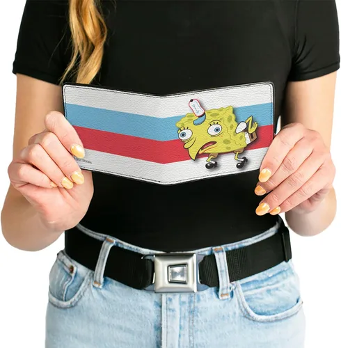 Vista 6 de Buckle-Down Billetera plegable Bob Esponja para hombre