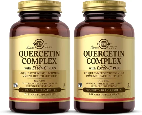 Vista 8 de Solgar – Quercetin Complex con Ester-C Plus Cápsulas Vegetales, E2318, 1, 1
