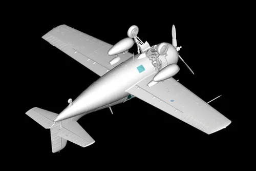 Vista 3 de Hobby Boss Kit de construcción de modelo de avión F4F-3 Wildcat (tardío)