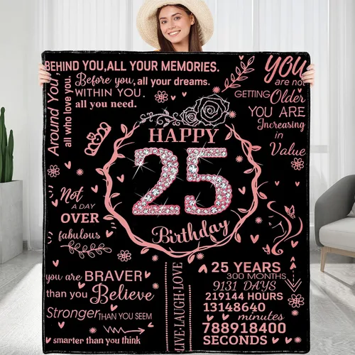 Vista 10 de Manta de 15 cumpleaños para niñas, ideas de regalo de feliz cumpleaños 15 para ella, regalos de 15 años para hija, hermana, mejor amiga, manta suave