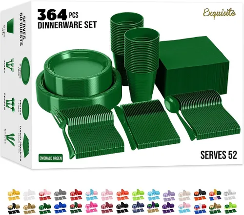Vista 21 de Juego de 390 platos y servilletas del 4 de julio, platos de papel del 4 de 4 de julio 2
