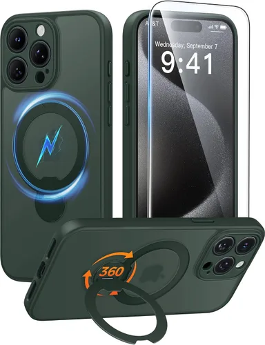 Vista 38 de FNTCASE Funda para Samsung Galaxy Z Fold 7 para Magsafe Negro