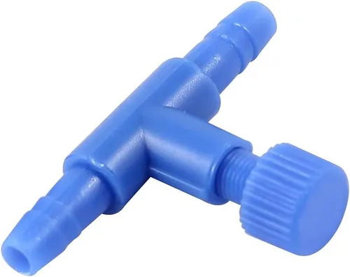 Vista 4 de uxcell - Válvulas de control de bomba de aire de 2 vías para acuario, 10 piezas, color azul