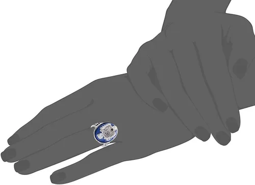 Vista 3 de Lureme (04001478) - Anillo para fanáticos de Vampire Diaries, sello de Damon para caminar a la luz del día