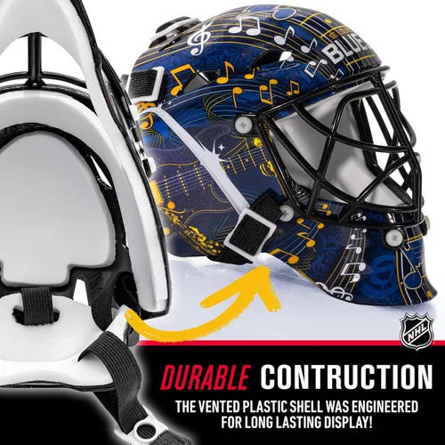 Vista 2 de Franklin Sports mini máscara para portero con logo de la NHL