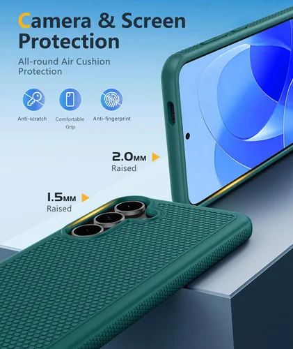 Vista 189 de FNTCASE Funda para iPhone 17 Pro: Fundas delgadas translúcidas de color azul claro compatibles con MagSafe, protección completa de la cámara