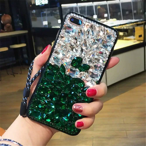 Vista 9 de Funda para Moto G4 Play, lujo 3D hecho a mano con piedras brillantes de cristal, diamantes de imitación brillantes, para Motorola Moto G4 Play