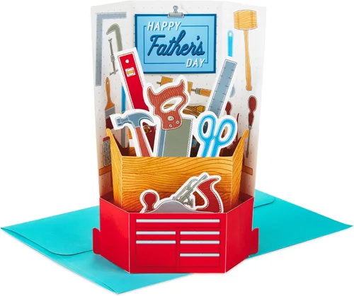 Vista 7 de Hallmark Paper Wonder - Tarjeta desplegable para el día del padre para papá (auto clásico)