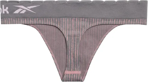 Vista 5 de Reebok Ropa interior para mujer tanga sin costuras paquete de 4